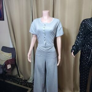 Elegant Gray Women's Jumpsuit